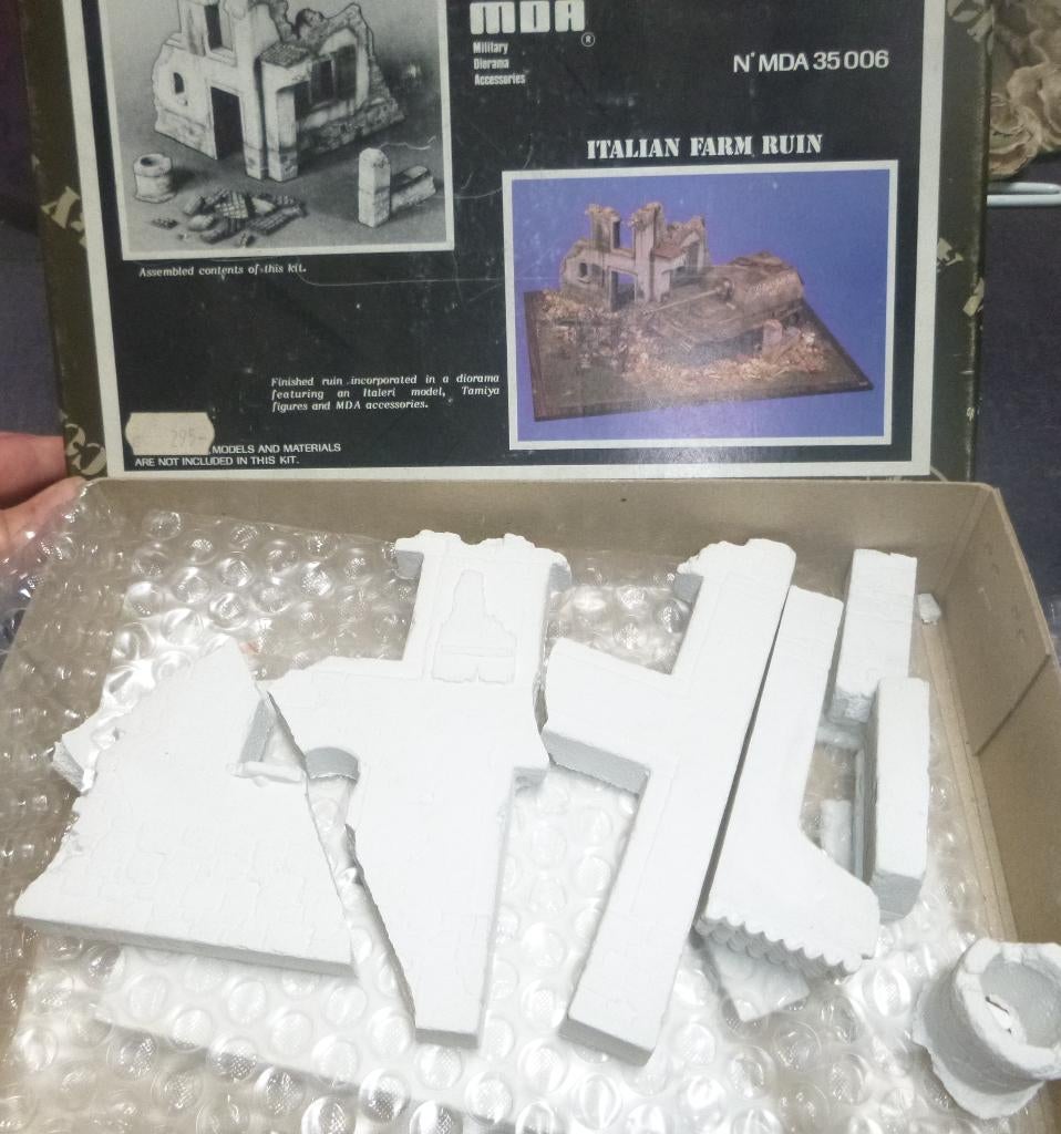 MDA farm ruin, Verzenden, Nieuw, 1:50 of kleiner, Diorama