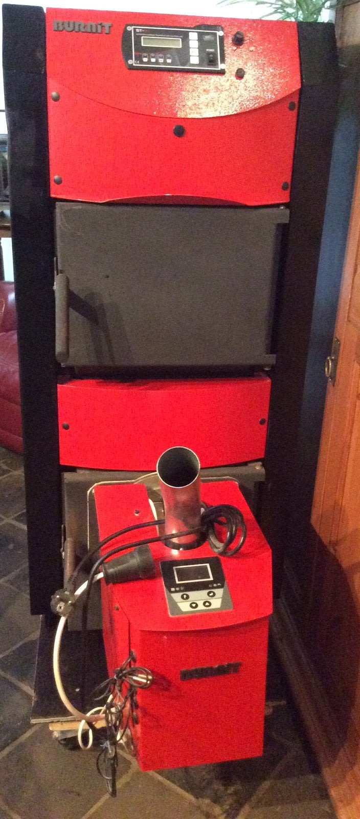 Pellet CV ketel, hopper opslag, automatische pellet aanvoer, Ophalen, 30 tot 80 cm, Gebruikt, Cv-ketel of Combi-ketel