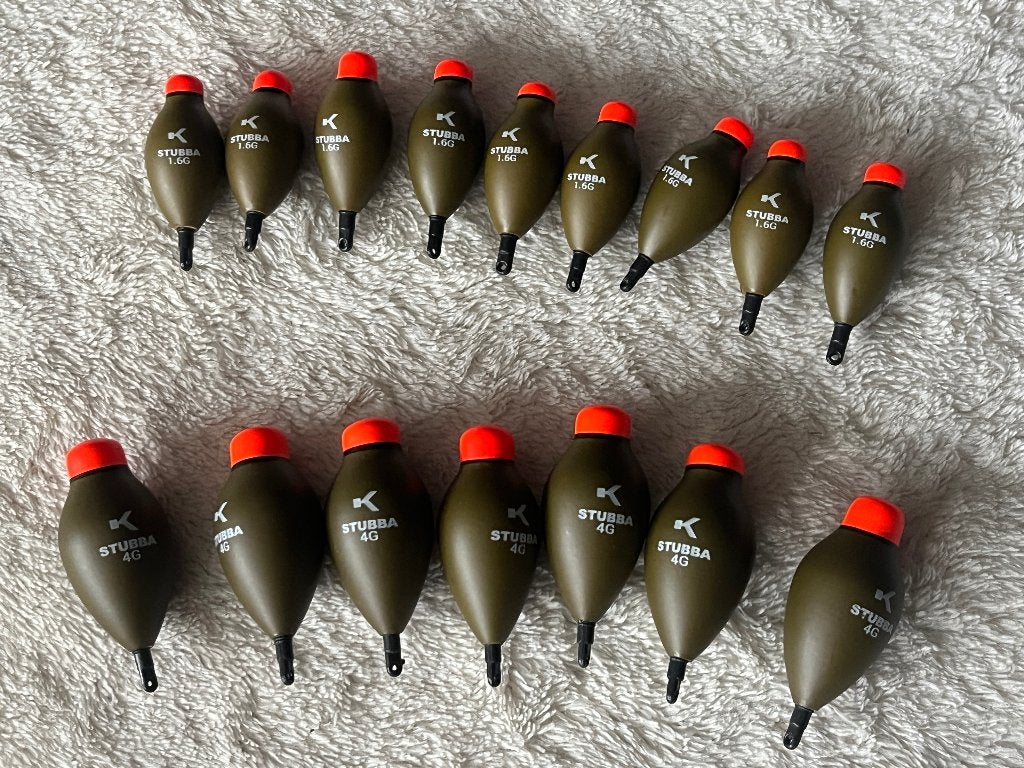 adv 304 / NIEUW set 16 dobbers KORDA STUBA, Ophalen of Verzenden, Nieuw, Dobber of Lood