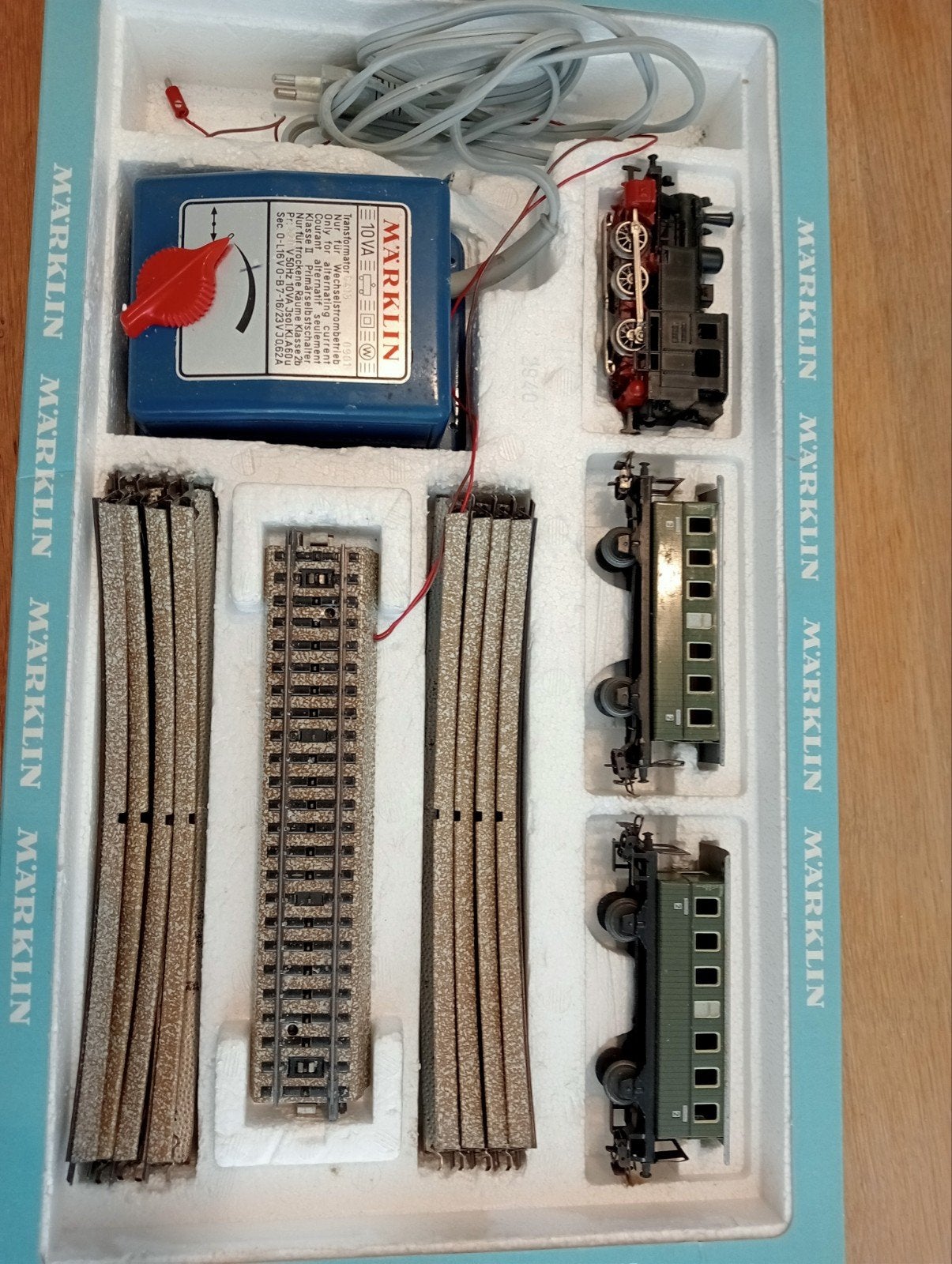 Vintage startset Märklin, Hobby en Vrije tijd, Wisselstroom, Ophalen of Verzenden, Märklin, Gebruikt