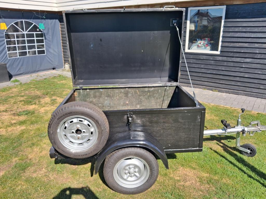 Bagagewagen met opblaas tent, Ophalen of Verzenden