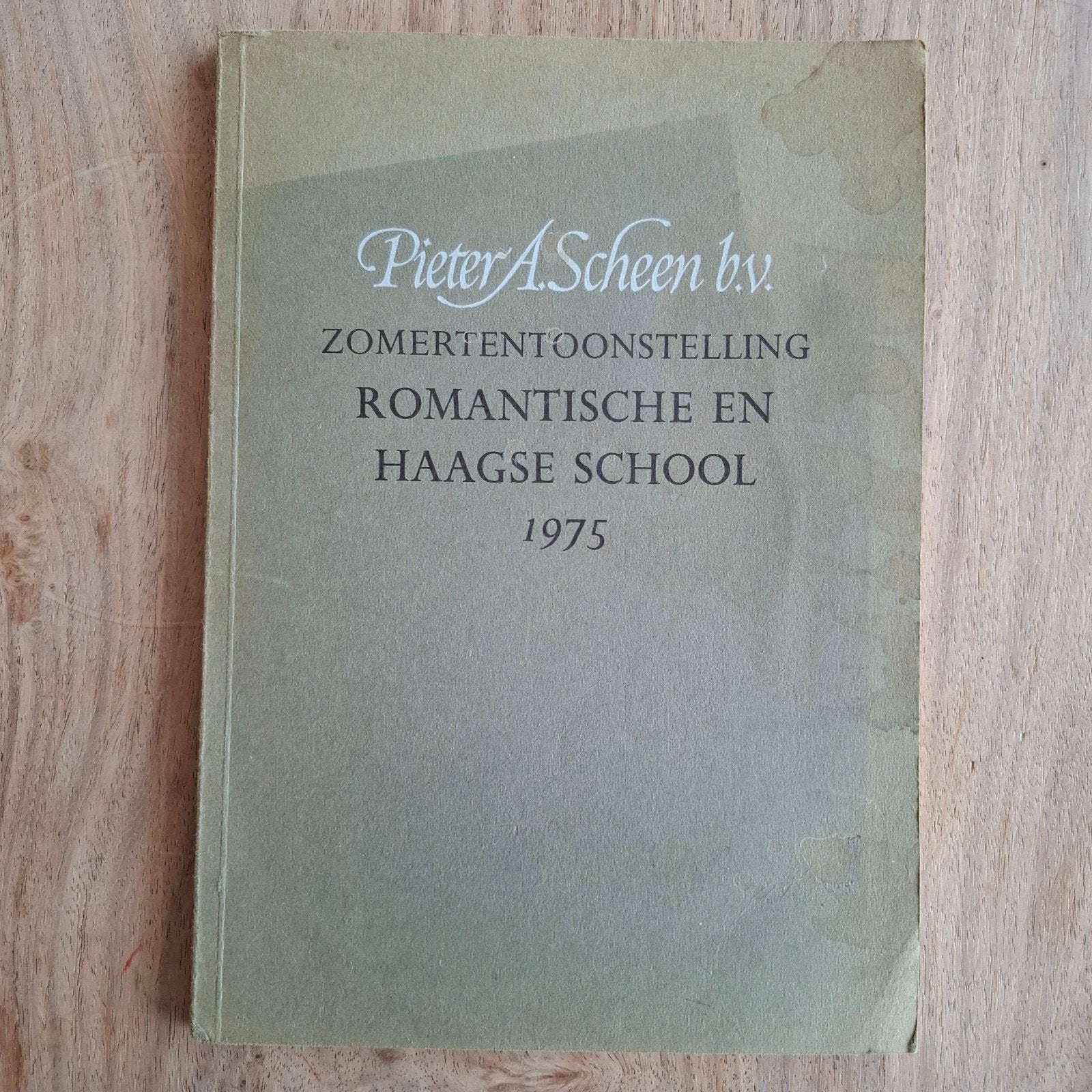 Romantische en Haagse school 1975 pieter a scheen, Ophalen of Verzenden, Zo goed als nieuw, Schilder- en Tekenkunst