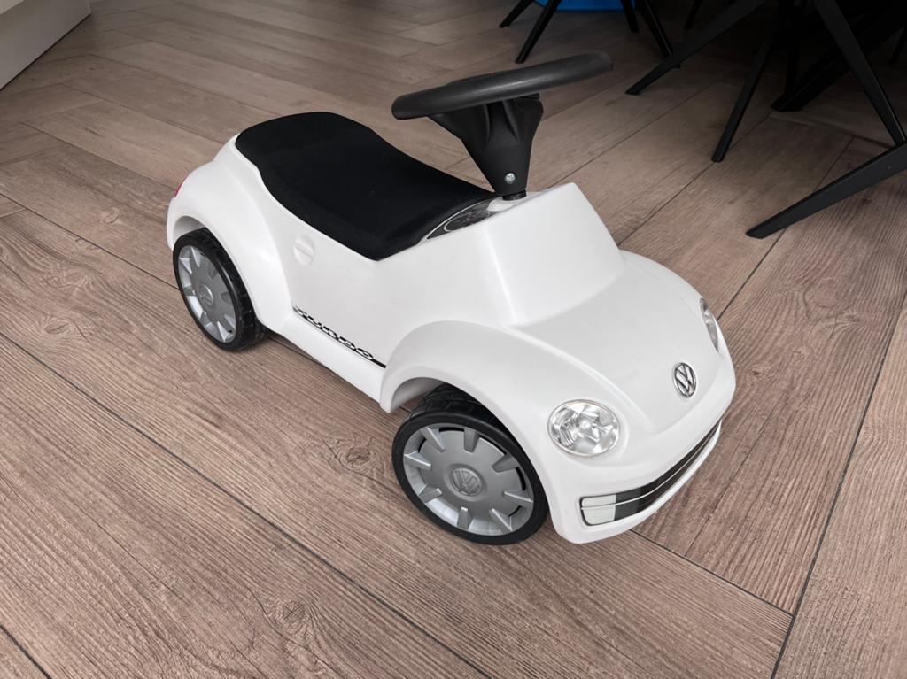 Witte Volkswagen Beetle loopauto voor kinderen, Ophalen of Verzenden, Zo goed als nieuw