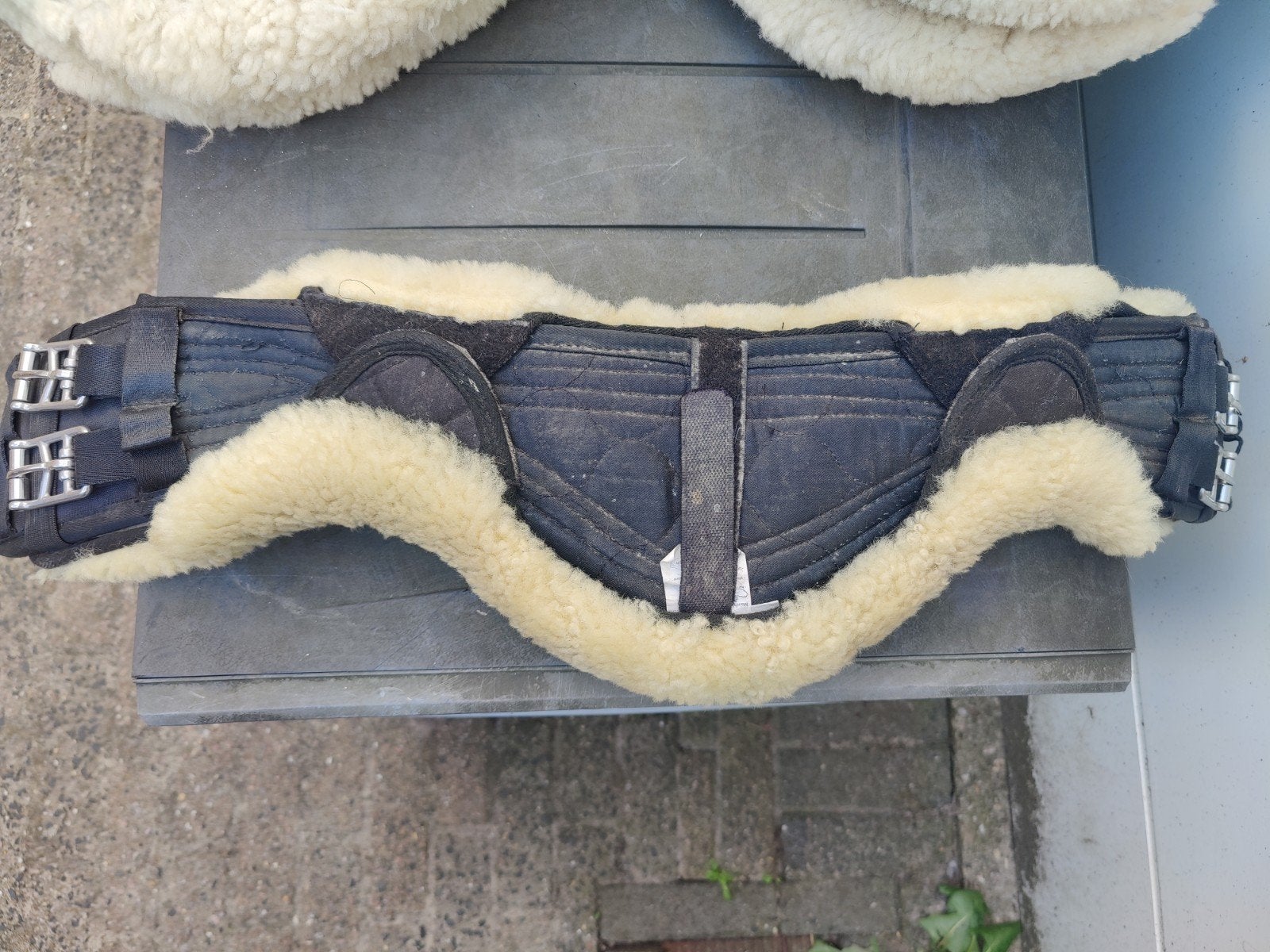 HKM dressuur singel bont, Dieren en Toebehoren, Gebruikt, Anatomisch gevormd, Ophalen of Verzenden, Zwart