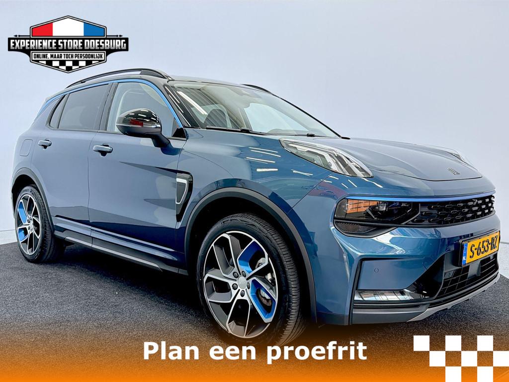 Lynk en Co 01 1.5 MY22 - Je stapt in, kijkt om je heen en me, Stof, Euro 6, Met garantie (alle), Blauw