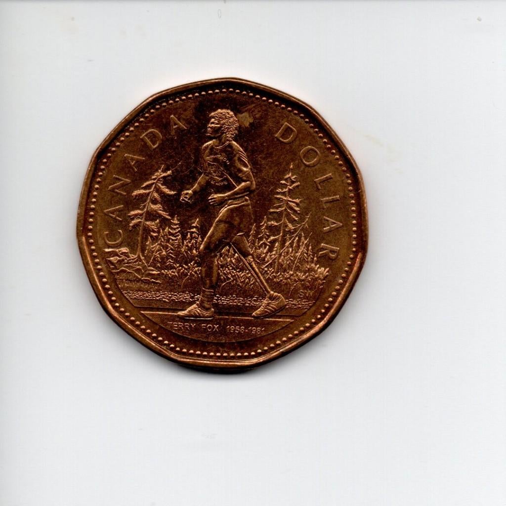 Canada 1 dollar 2005 (Terry Fox), Ophalen of Verzenden, Noord-Amerika