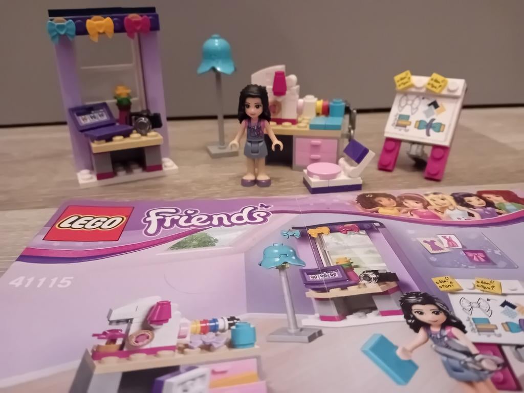 Lego Friends Emma's Atelier 41115, Lego, Friends, Ophalen of Verzenden, Complete set