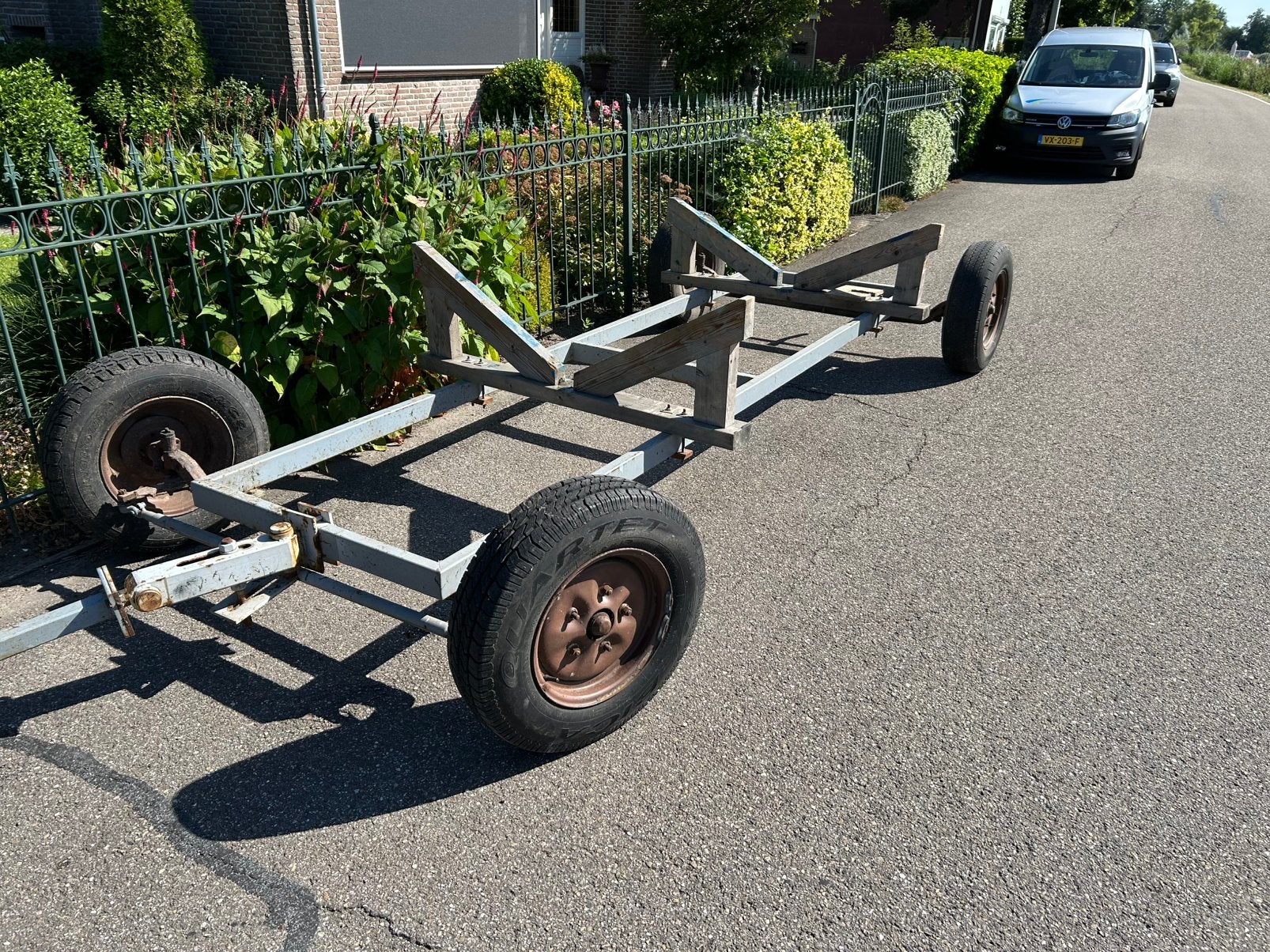 Stallingtrailer stallingstrailer sloep bootbok, Watersport en Boten, Ophalen of Verzenden, Gebruikt, Motor en Techniek