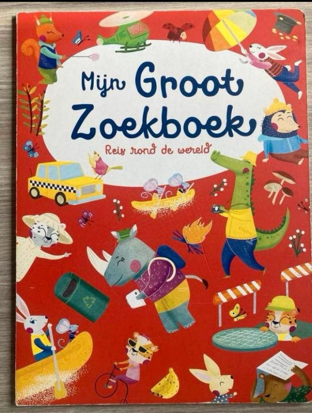 MIJN GROOT ZOEKBOEK Reis rond de wereld, Ophalen of Verzenden, Gelezen
