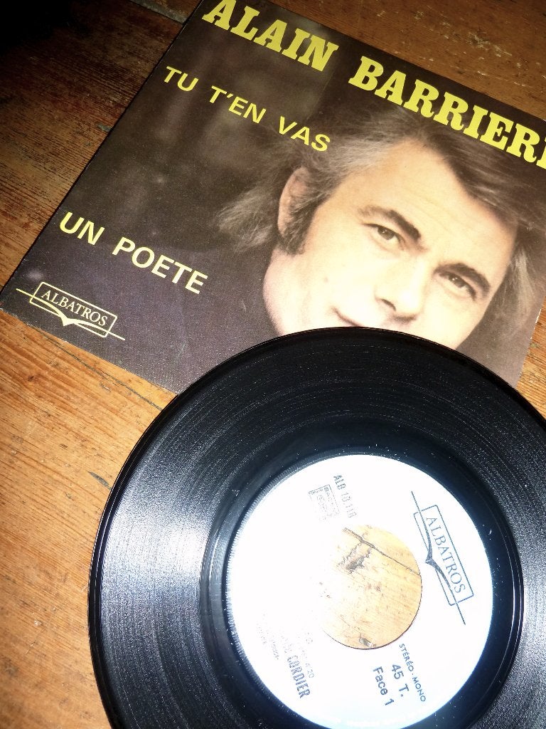 ALAIN BARRIERE NOELLE CORDIER tu t en vas 1975, Ophalen of Verzenden, Zo goed als nieuw, Pop