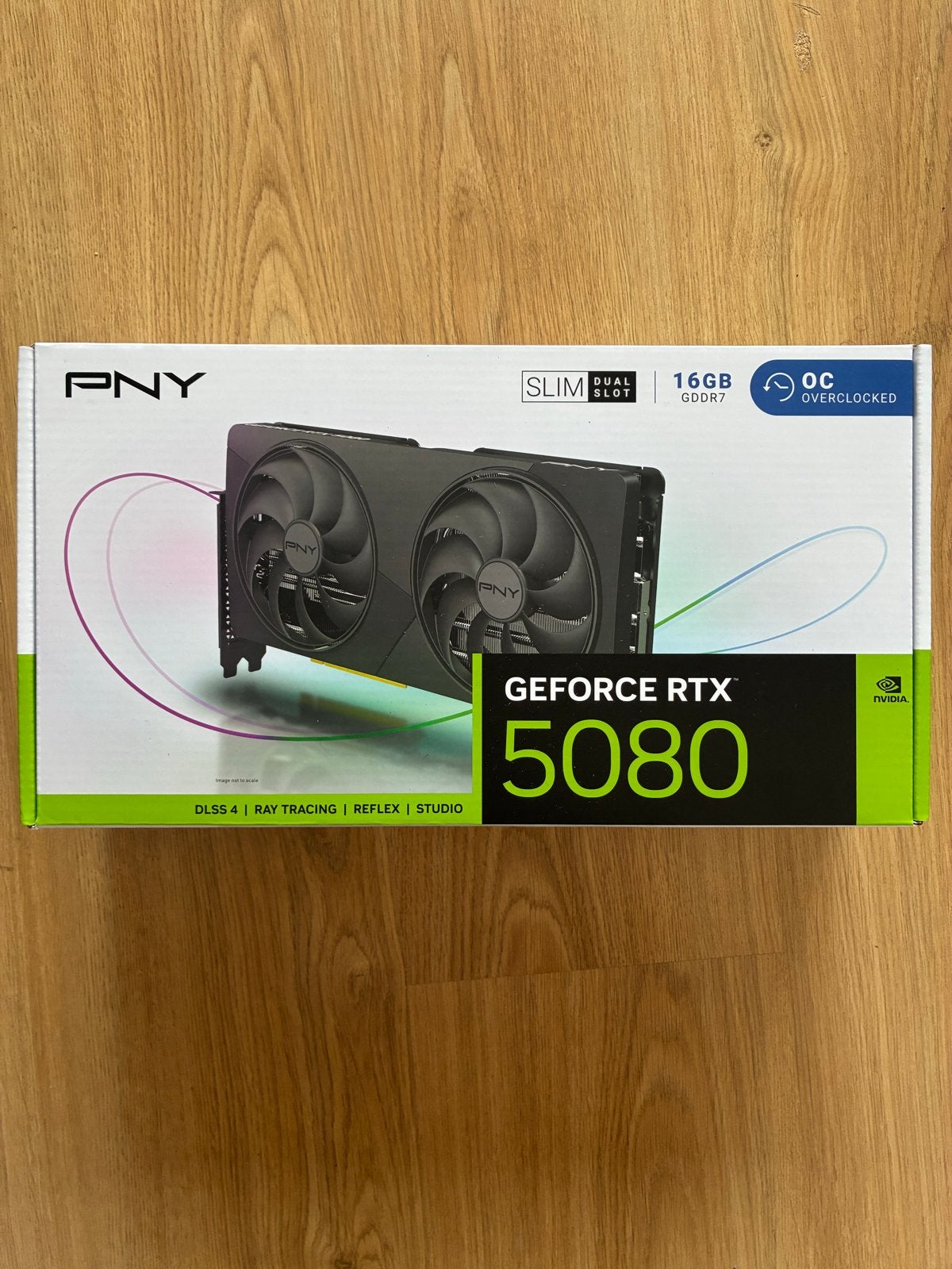 PNY RTX 5080 16GB GDDR7 Slim Dual Slot OC, Computers en Software, Videokaarten, Ophalen, HDMI, Nieuw, PCI-Express 5