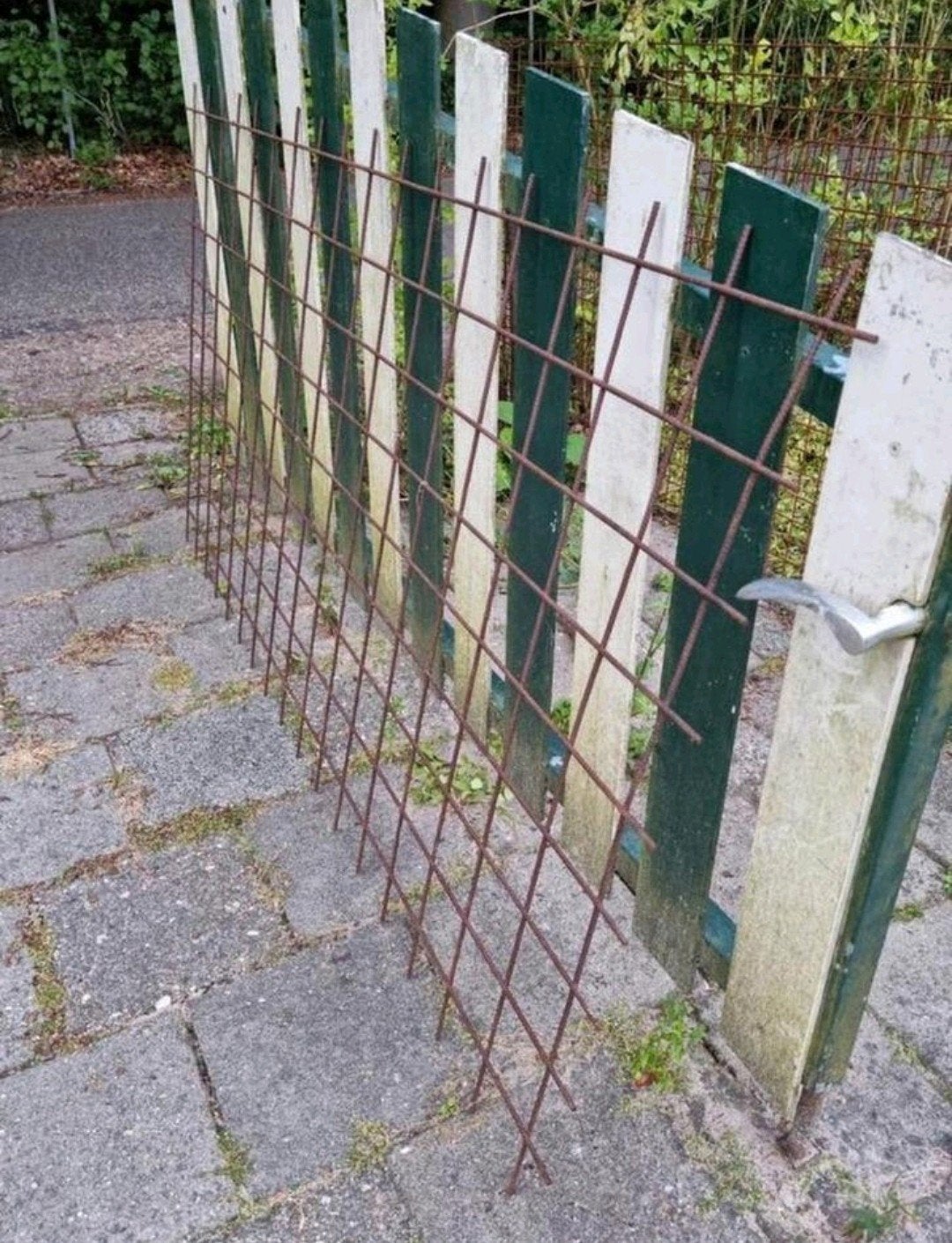 Oersterk stuk betongaas maaswijdte 10cm draadmat 180cm lang, Tuin en Terras, Gaas en Draad, Ophalen, Zo goed als nieuw, Minder dan 10 meter