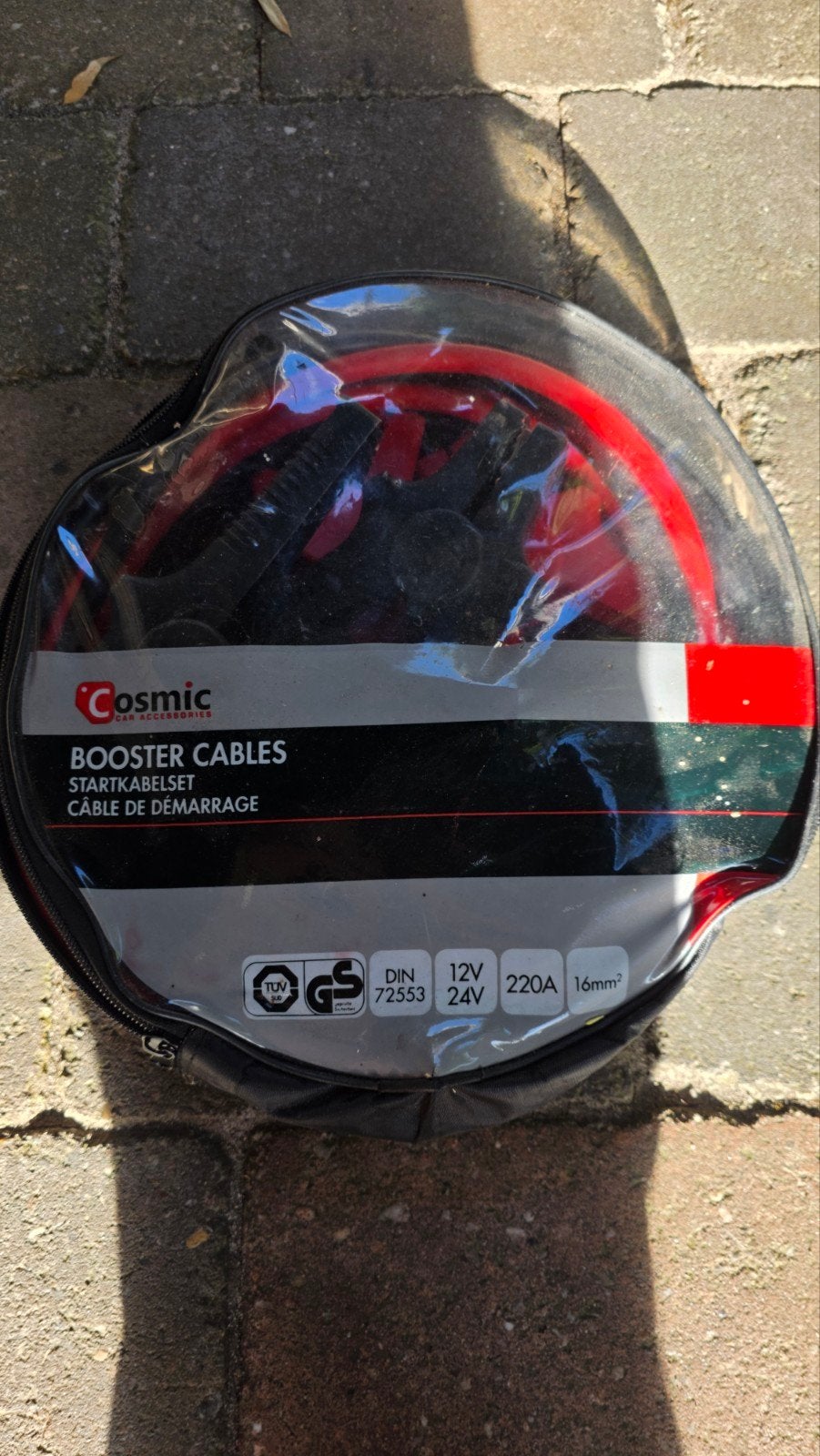 Cosmic Booster Cables Startkabels 12V/24V 220A 16mm, Ophalen of Verzenden, Nieuw