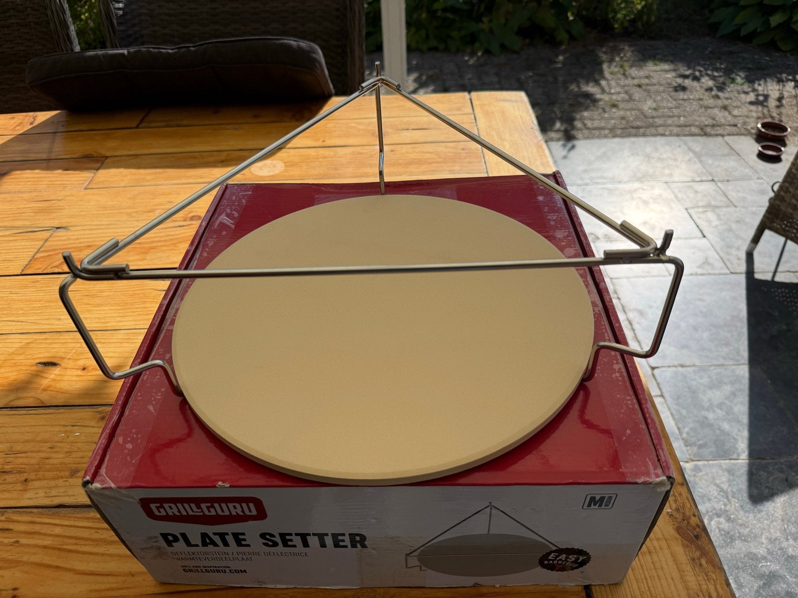 Grill Guru Plate Setter Medium - Zo goed als nieuw, Ophalen of Verzenden, Zo goed als nieuw