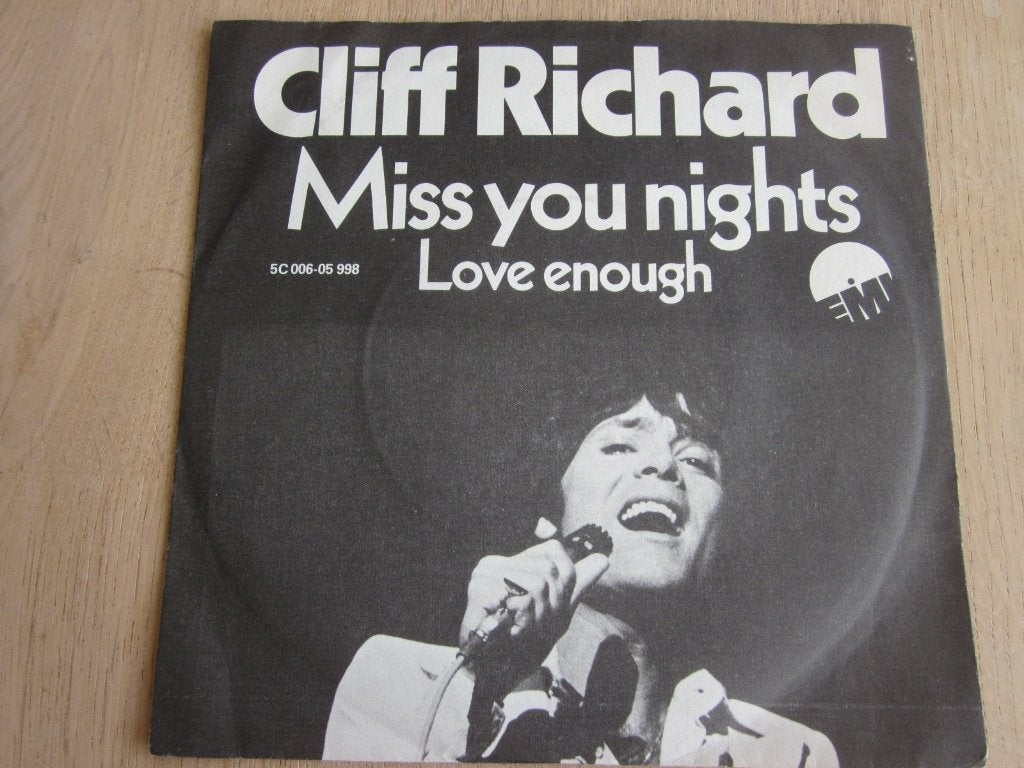 Cliff Richard - Miss you nights, Verzenden, 7 inch, Single, Pop