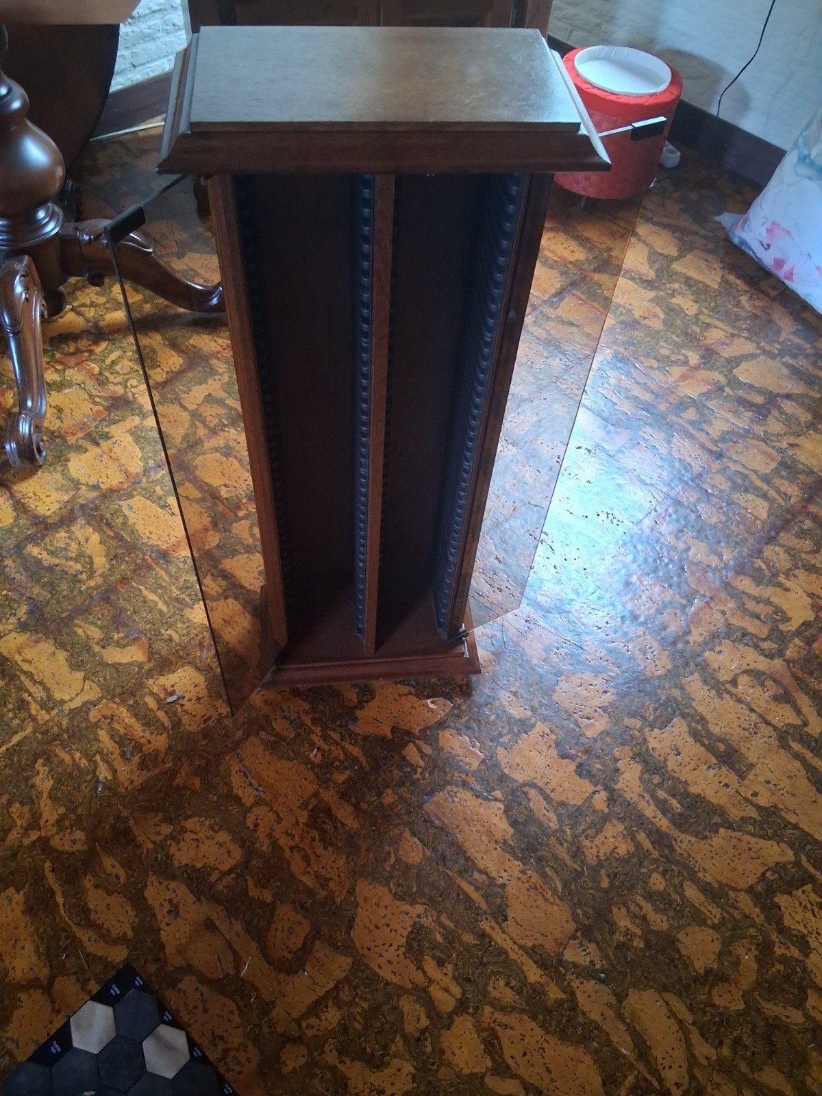 Houten CD/DVD-rek - Vintage Stijl, Ophalen