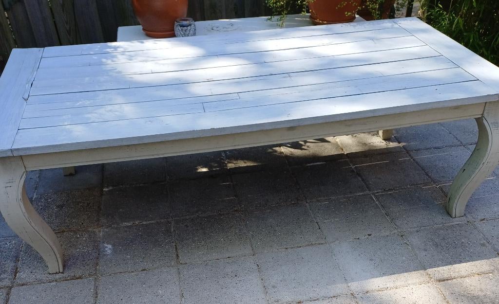 Tuintafel hardhout, Tuin en Terras, Ophalen, Gebruikt, Rechthoekig, Hout