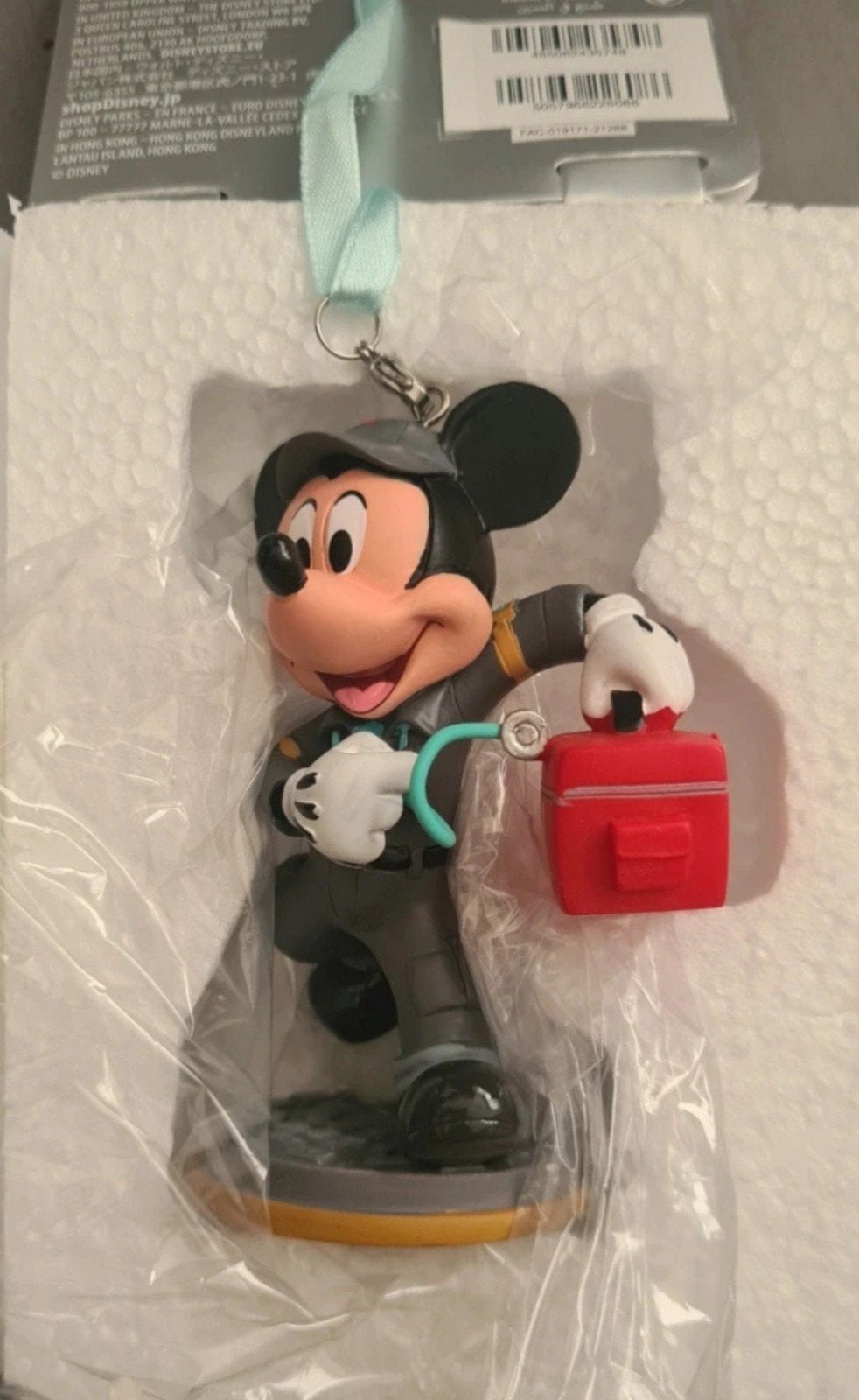 Mickey Mouse Dokter Figuur - Disney Ornament, Ophalen of Verzenden, Mickey Mouse, Nieuw, Beeldje of Figuurtje