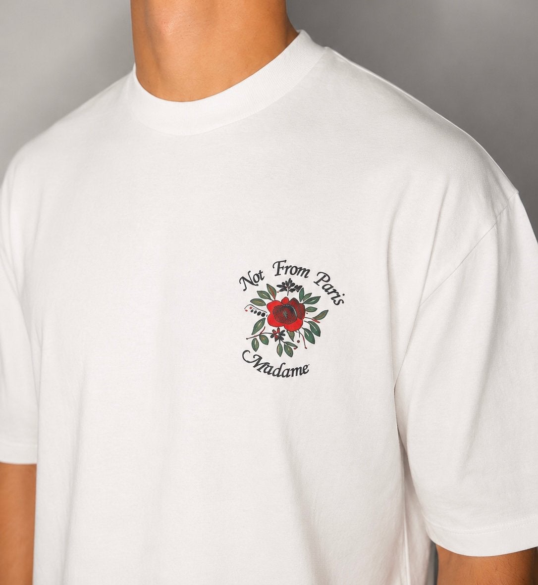 Drole de Monsieur shirt tshirt polo wit, Ophalen of Verzenden, Zo goed als nieuw, Wit