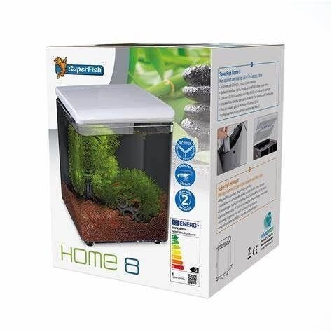 Superfish Aquarium Home 8 - 8L garnalen aquarium - Nieuw, Dieren en Toebehoren, Ophalen, Pomp, Nieuw, Leeg aquarium