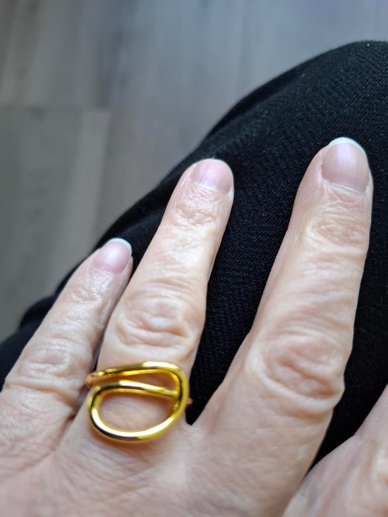 Ring, Sieraden, Tassen en Uiterlijk, Ringen, Ophalen of Verzenden, Zilver, Zilver, Dame