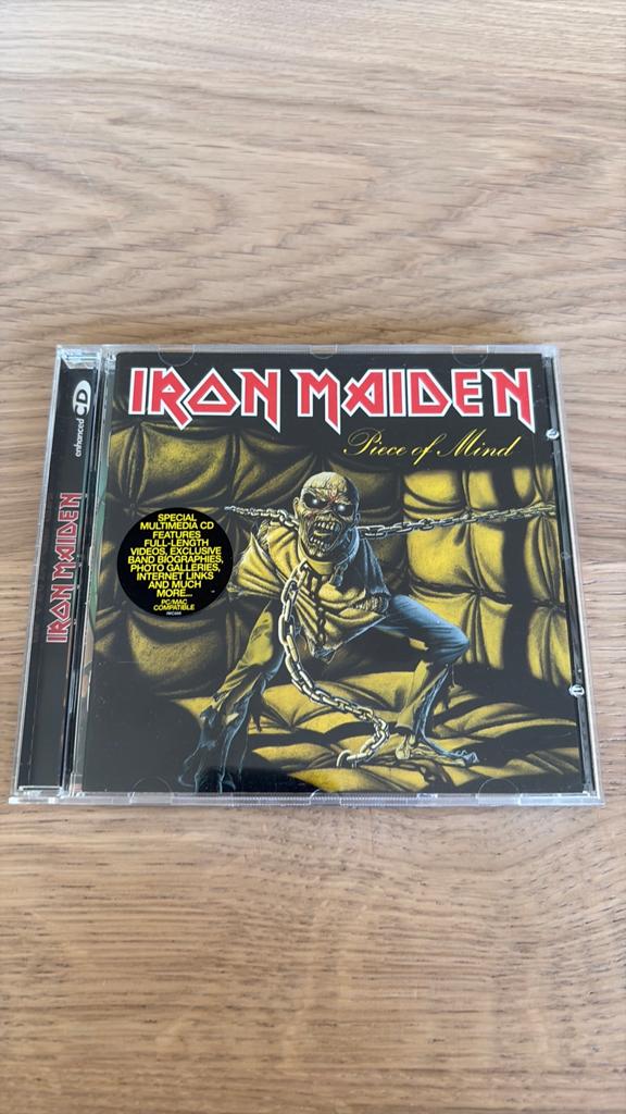 Iron Maiden - Piece of Mind cd, Ophalen of Verzenden, Zo goed als nieuw