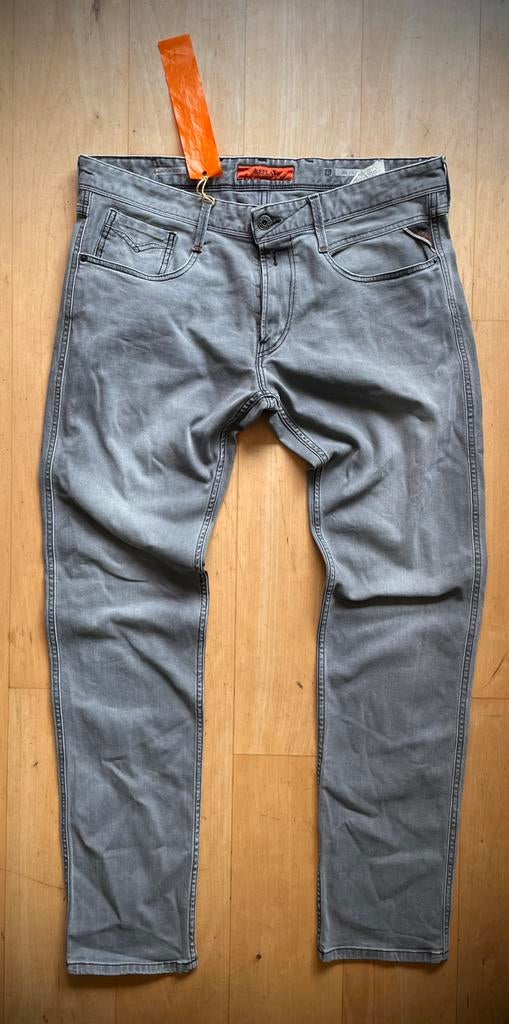 Replay Joe Slim Jeans spijkerbroek W34 L32 grijs, Kleding | Heren, Ophalen of Verzenden, Zo goed als nieuw, Grijs, W33 - W34 (confectie 48/50)