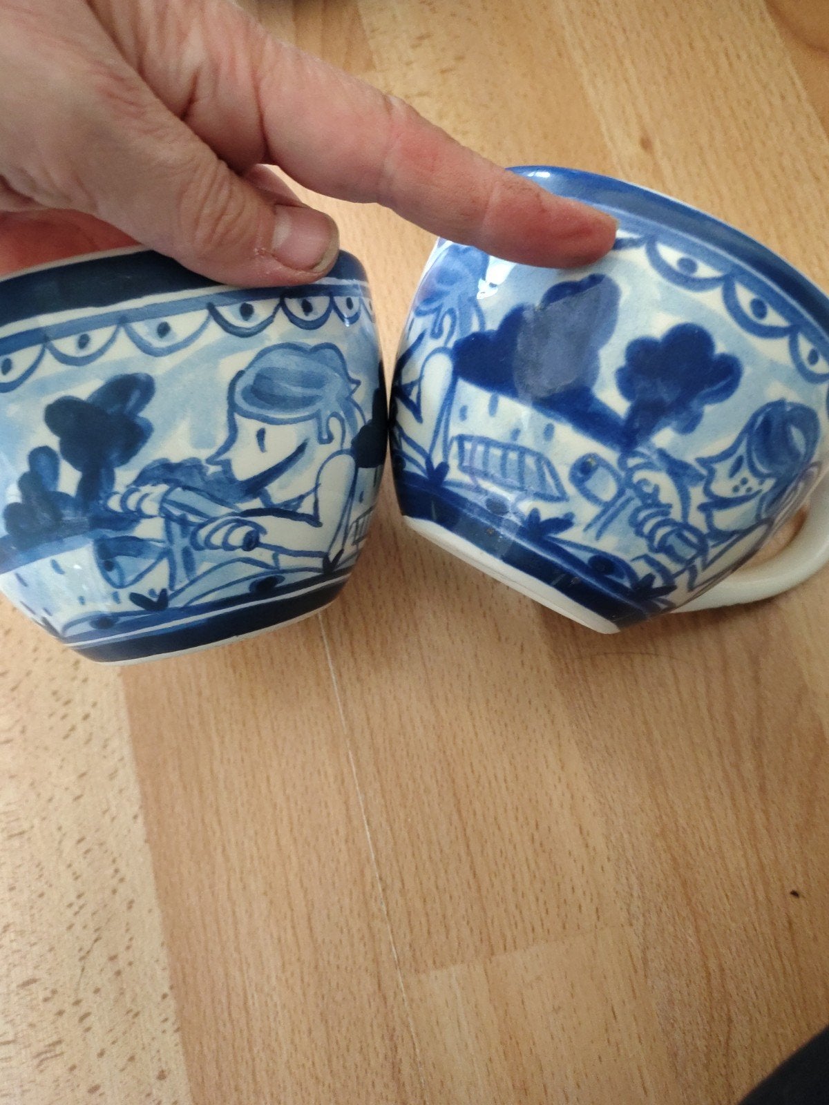 soepkommen Blond Amsterdam, Ophalen of Verzenden, Zo goed als nieuw, Kom(men), Delftsblauw