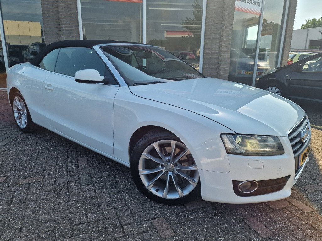 Audi A5 Cabriolet 2.0 TFSI Pro Line - Automaat - Airco - Net, Auto's, Audi, Euro 5, Stof, Gebruikt, Zwart