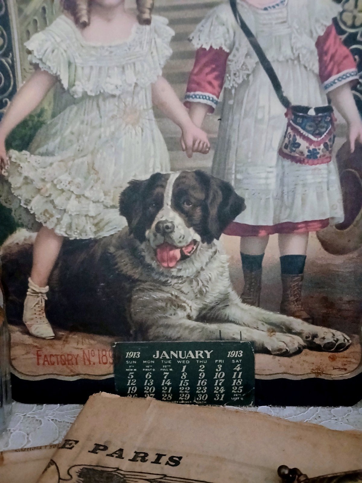Victoriaanse kalender....1913, Verzenden