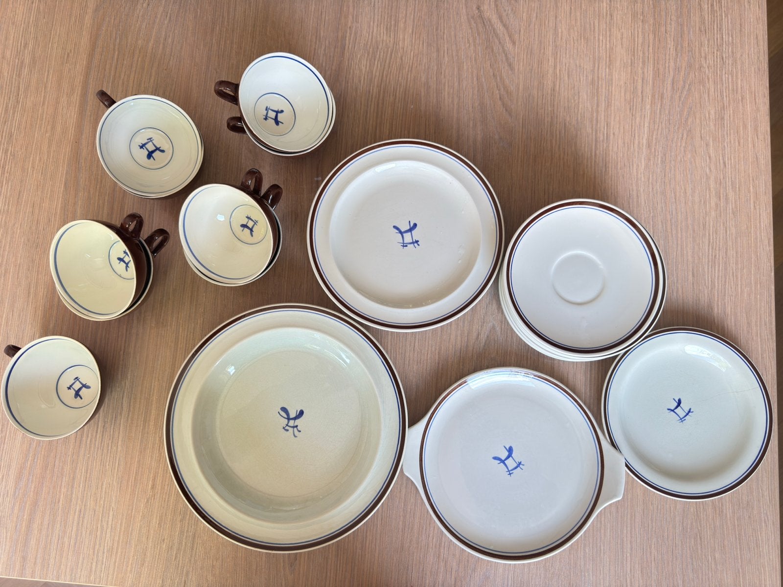 Vintage Goedewaagen Servies Gouda - 60 jaar oud, Ophalen of Verzenden