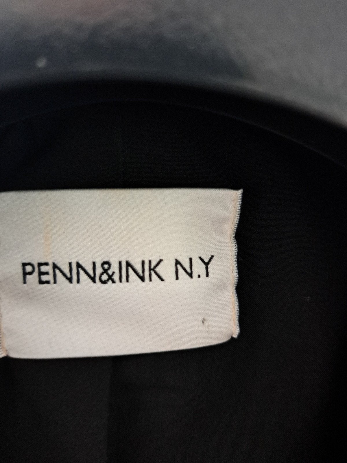 Penn&Ink N.Y. Zwart Jasje met Logo Print, Kleding | Dames, Maat 38/40 (M), Zwart, Ophalen of Verzenden, Zo goed als nieuw