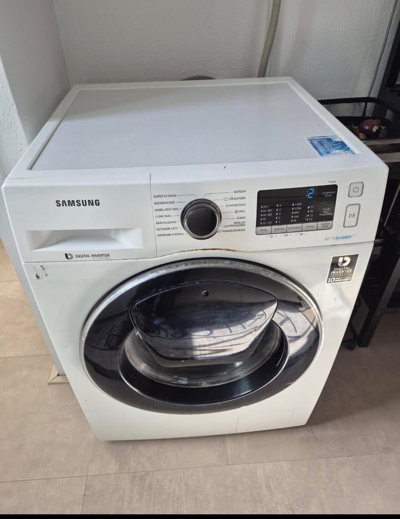 Wasmachine Samsung, Witgoed en Apparatuur, Ophalen, 1200 tot 1600 toeren, 85 tot 90 cm