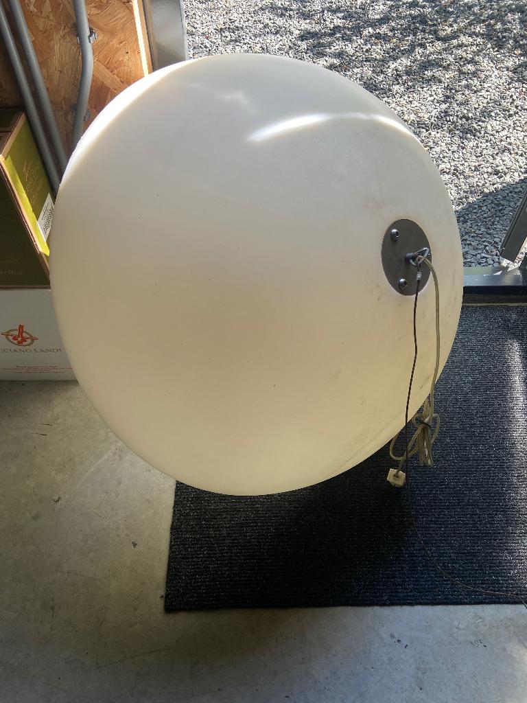 Design hanglamp Dome 90 white, Ophalen, Gebruikt, 75 cm of meer, Strak