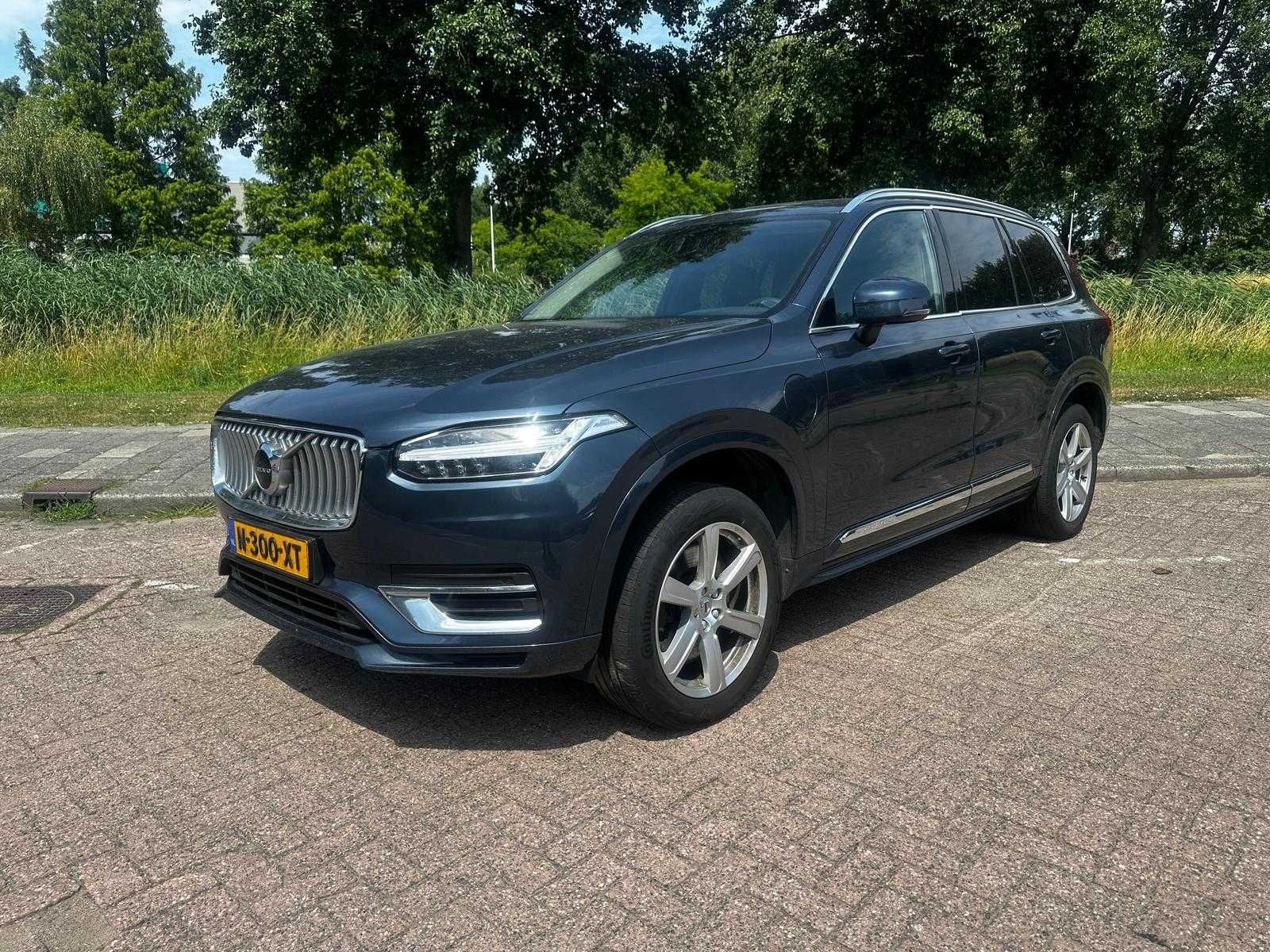 Volvo XC90 2.0 T8 Recharge AWD Inscription Expression Automa, Auto's, 145 pk, 77 km/l, Gebruikt, Blauw