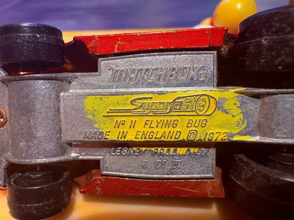 Matchbox Superfast No 11 Flying Bug 1972 buggy, Ophalen of Verzenden, Gebruikt, Auto