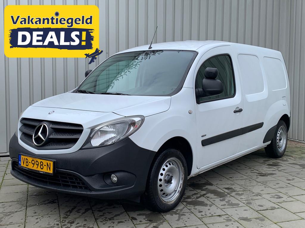 Mercedes-Benz Citan 109 CDI BlueEFFICIENCY Extra Lang|Airco|, Auto's, Euro 5, Stof, Gebruikt, Zwart