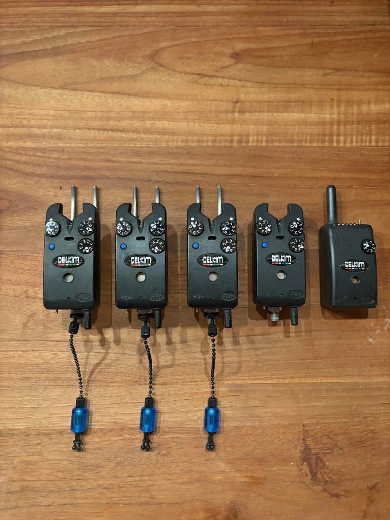 Delkim txi plus 4+1 inclusief hangers en d-safes, Watersport en Boten, Hengelsport | Karpervissen, Ophalen of Verzenden, Zo goed als nieuw