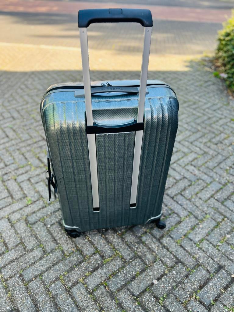 Samsonite C-lite Spinner 75cm Metallic Green - Zo goed als n, Ophalen of Verzenden, Zo goed als nieuw, 60 tot 80 cm, 75 cm of meer