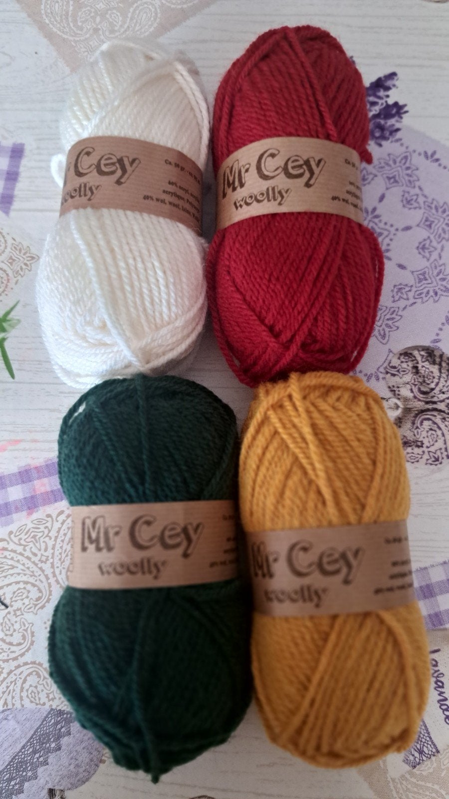 Mr Cey Woolly Brei- & Haakgaren - 4 Bollen, Hobby en Vrije tijd, Breien en Haken, Ophalen of Verzenden, Nieuw, Breien of Haken