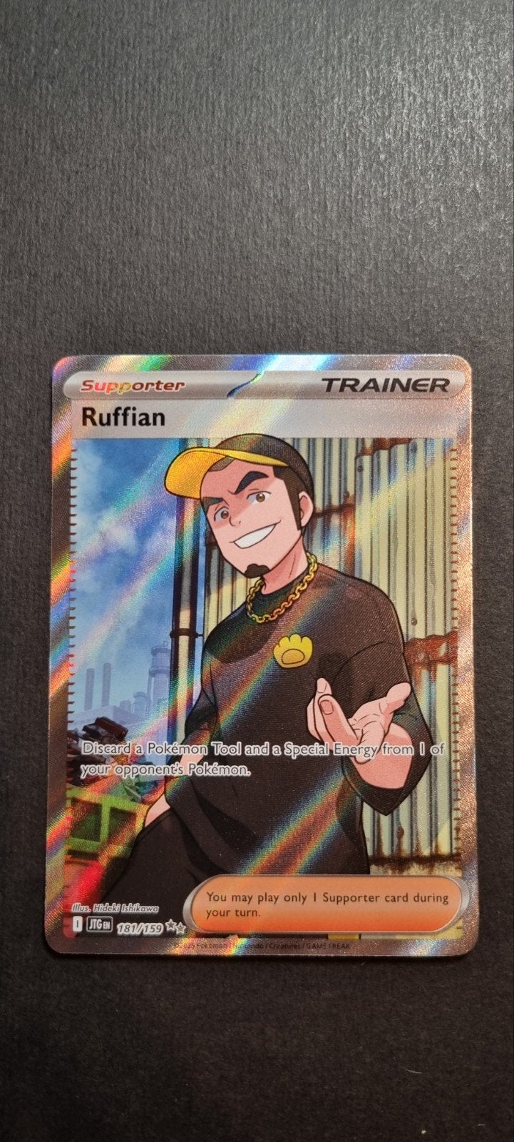 Ruffian JTG 181 excellent, Ophalen of Verzenden, Gebruikt, Losse kaart