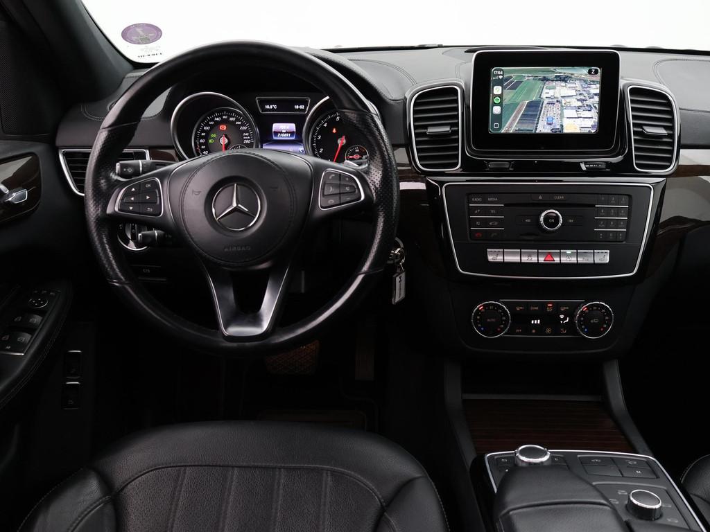 Mercedes-Benz GLS 400 V6T 4MATIC 7-PERS. *BTW* + TREKHAAK 35, Auto's, Gebruikt, 7 stoelen, Bedrijf, Verwarming stoelen achter