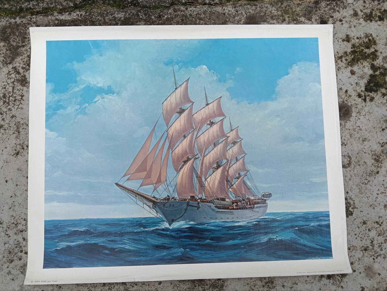 Set van 2 Maritieme Zeilschip Prints, Maritiem / water, Realistisch, Ophalen of Verzenden, Print