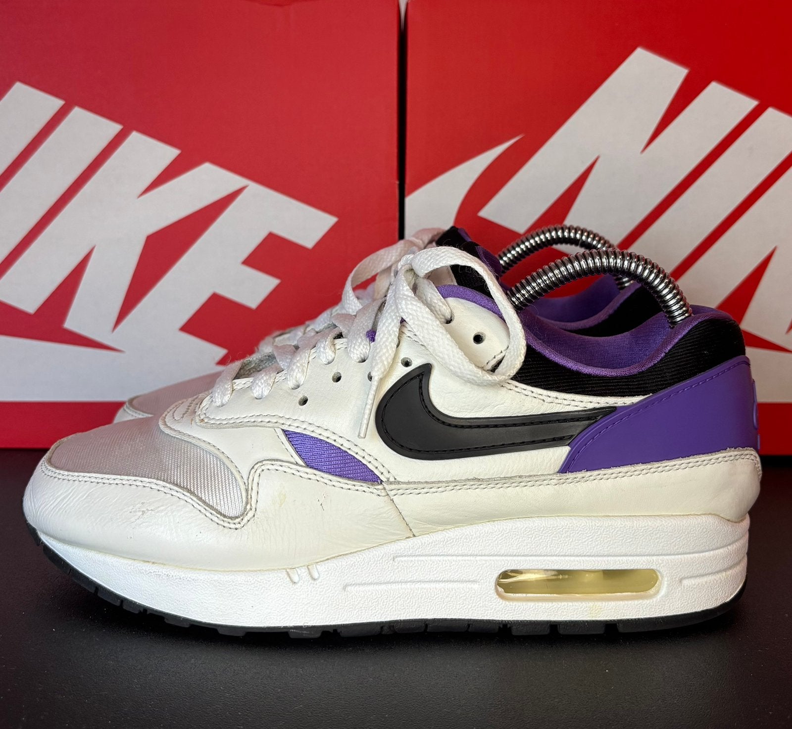 Nike Air Max 1 DNA CH.1 Huarache Purple Punch mt. 38,5, Ophalen of Verzenden, Overige kleuren, Sneakers of Gympen
