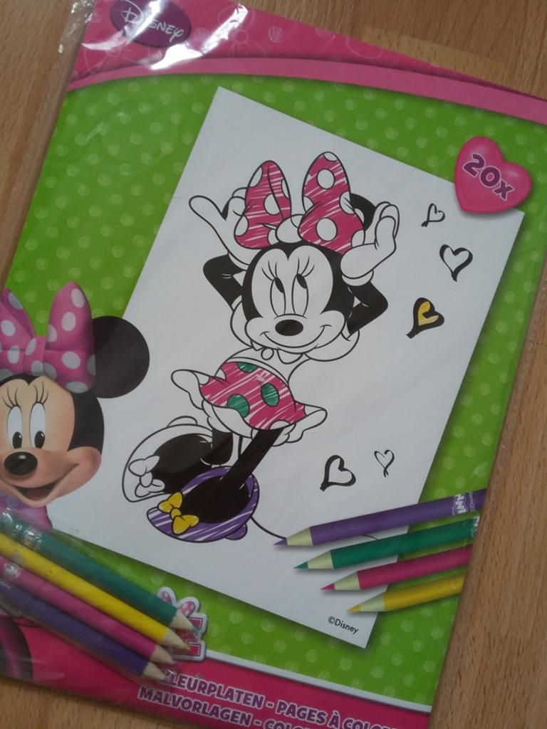 Minnie Mouse Kleurplaten met Potloden, Ophalen of Verzenden, Nieuw, Knutselen