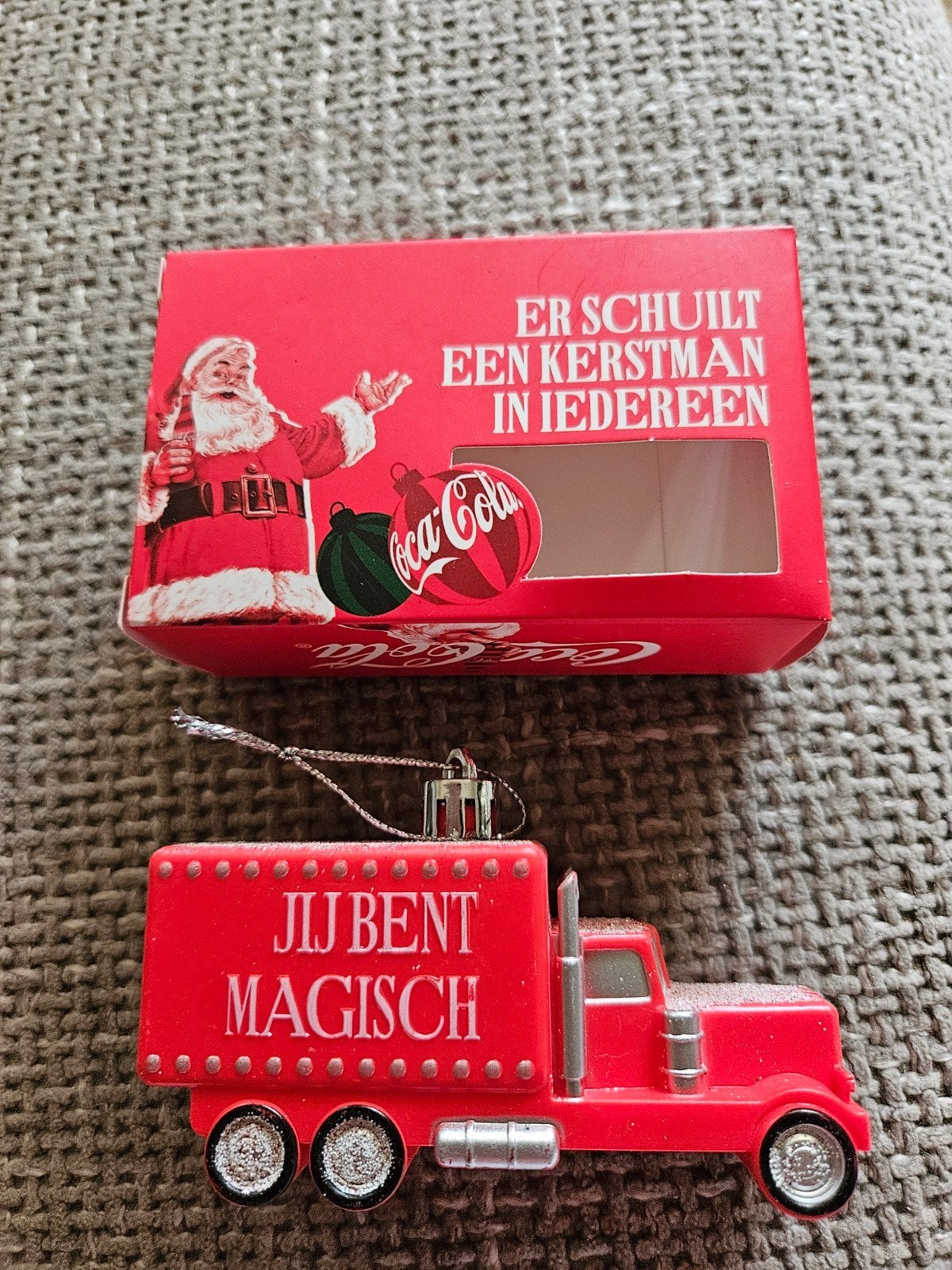 Coca Cola kerstbal truck, Ophalen of Verzenden