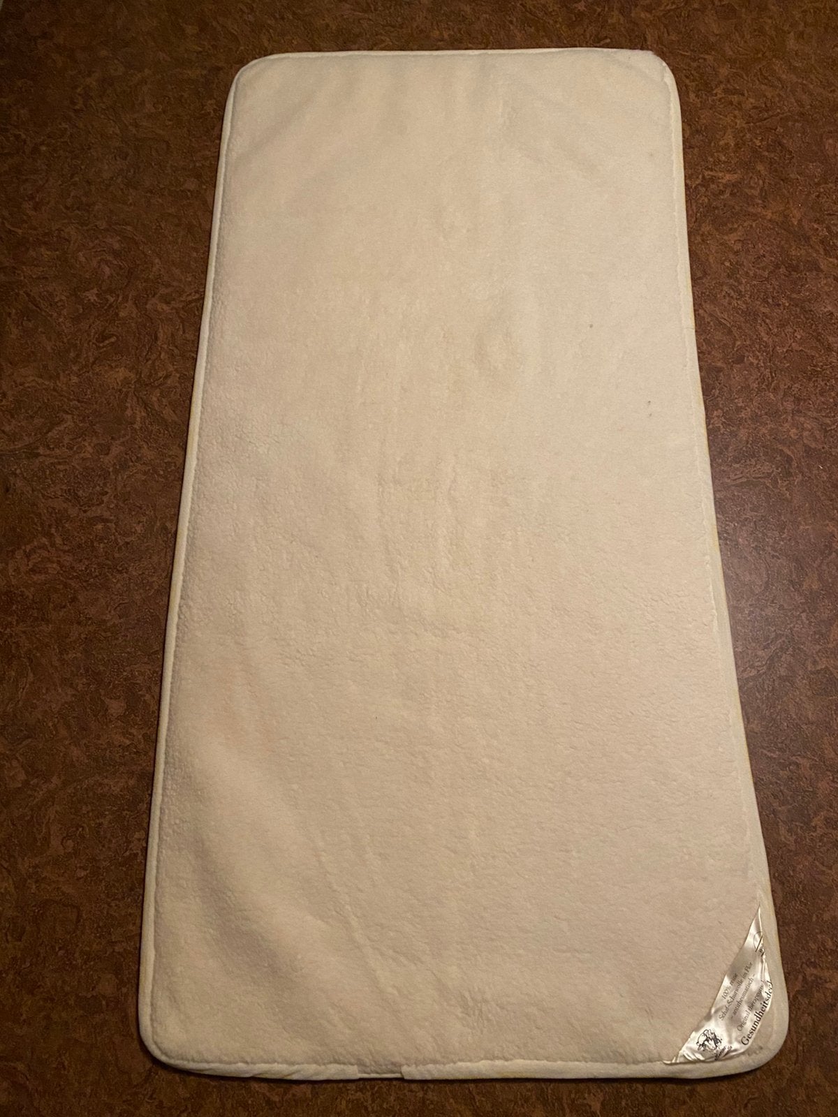 MERINO WOLLEN ANTI REUMATISCHE ONDER DEKEN., Gebruikt, Eenpersoons, Wit, Overige typen