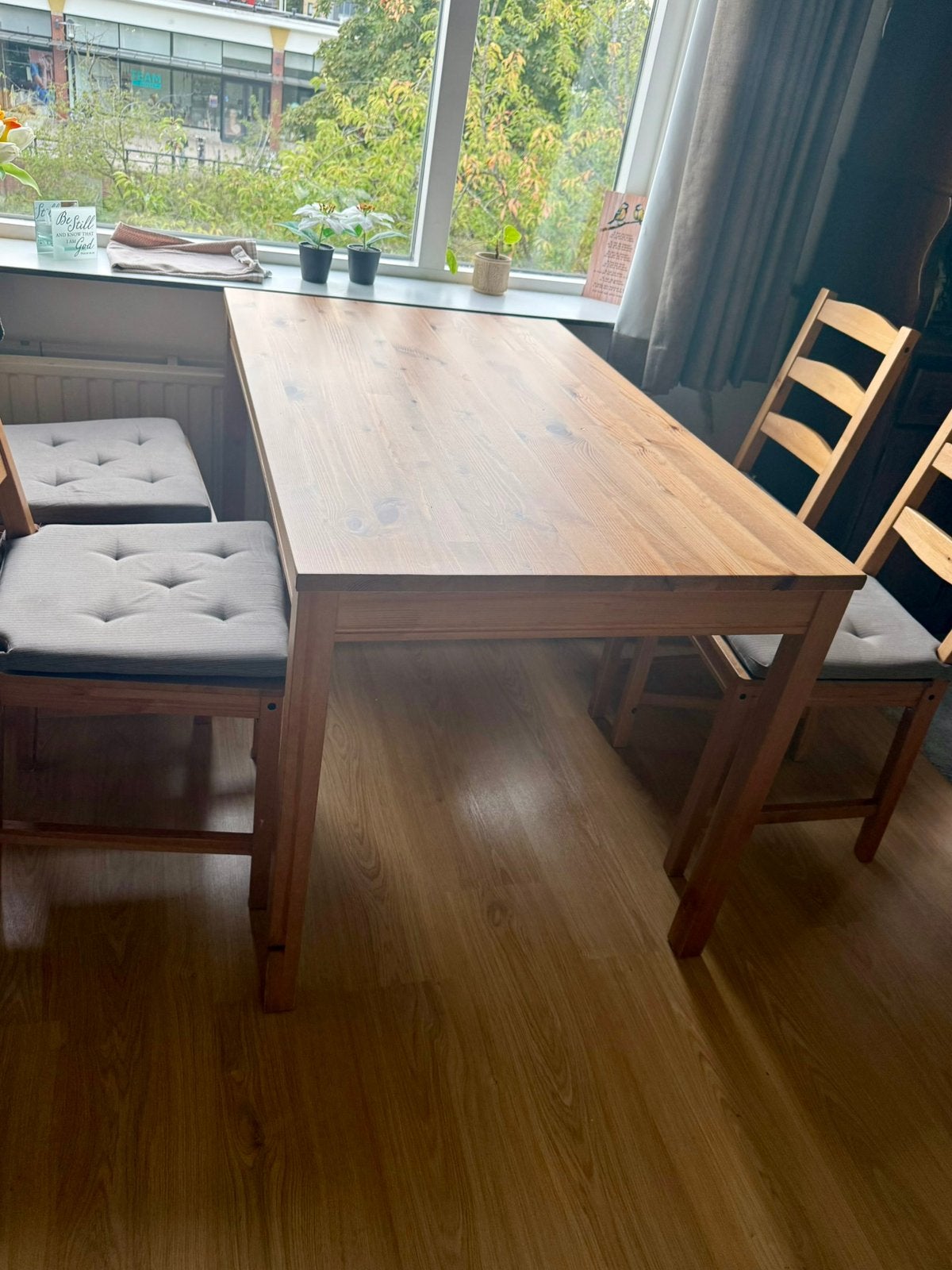 Eettafel Ikea, Gebruikt, 100 tot 150 cm, Vier personen, Rechthoekig