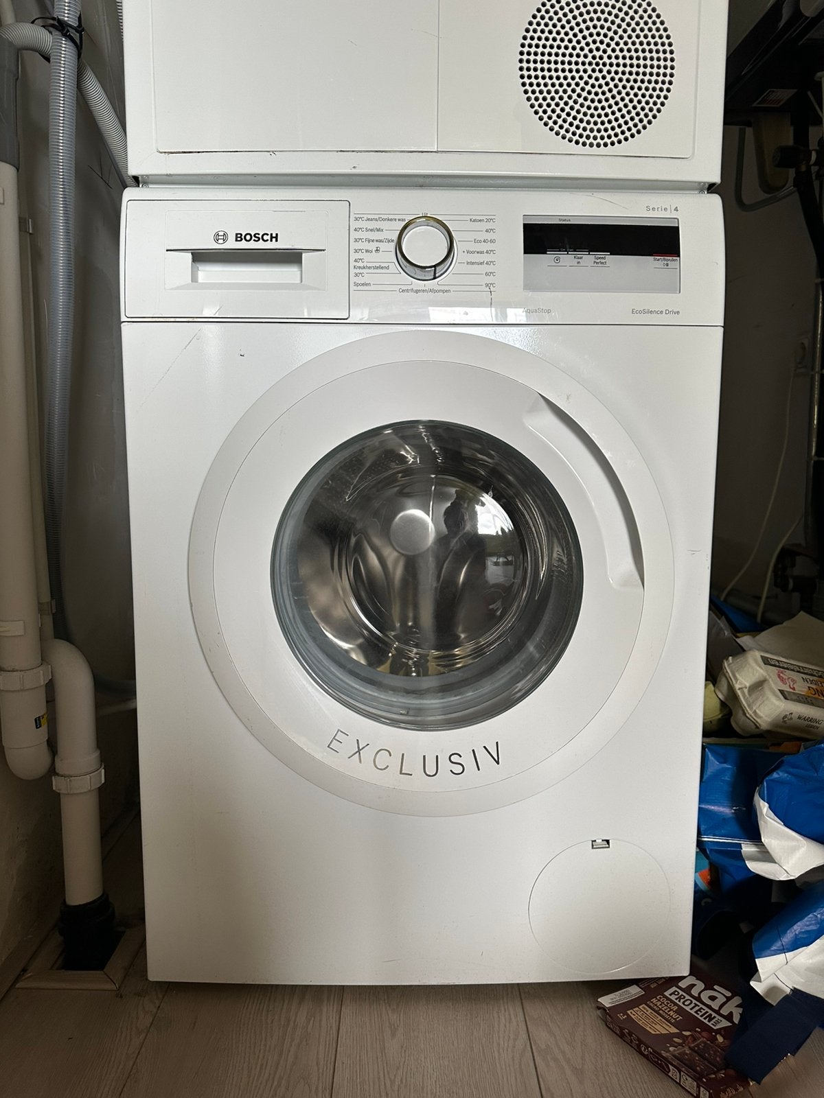 Wasmachine Bosch serie 4 ecosilence drive, Ophalen of Verzenden, Zo goed als nieuw, 85 tot 90 cm, 1200 tot 1600 toeren