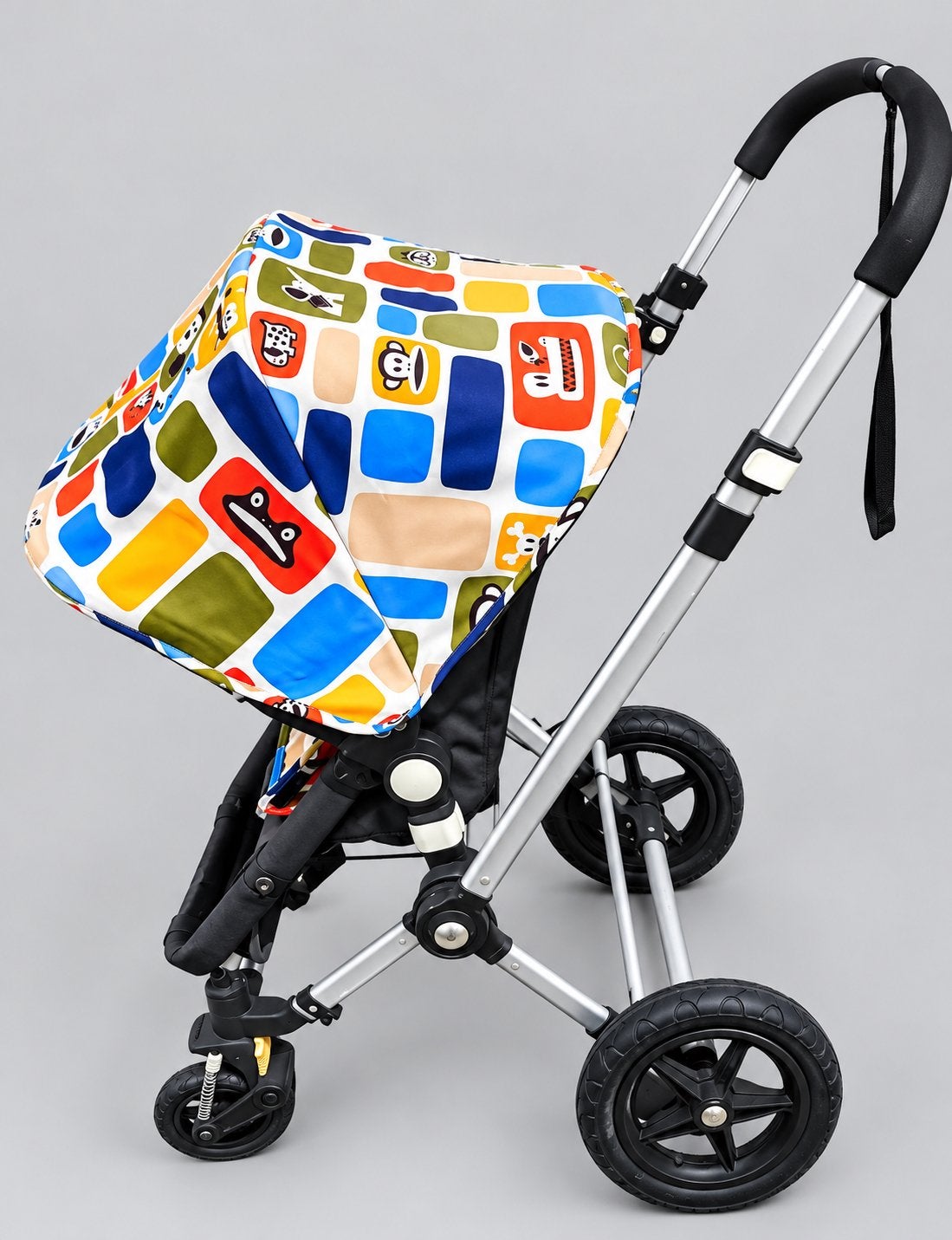 Bugaboo Paul Frank met meerijplankje, Luchtbanden, Bugaboo, Ophalen of Verzenden, Zo goed als nieuw